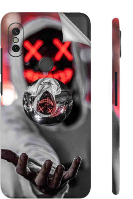 Snooky Mi Redmi Note 6 Pro Mobile Skin(Red)