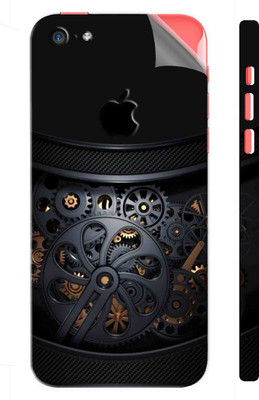 Snooky Apple iPhone 5c Mobile Skin(Black)
