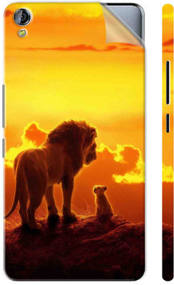 Snooky Micromax Canvas Juice 3 Plus Q394 Mobile Skin(Yellow)