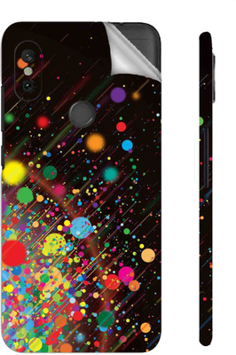 Snooky Mi Redmi Note 6 Pro Mobile Skin(Black)
