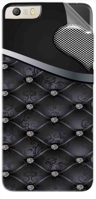Snooky Micromax Canvas Knight 2 E471 Mobile Skin(Black)