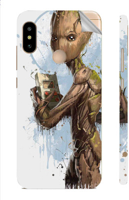 Snooky Mi Redmi 6 pro Mobile Skin(White)