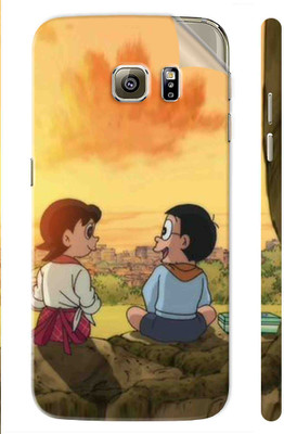 Snooky Samsung Galaxy S7 Edge Mobile Skin(Orange)