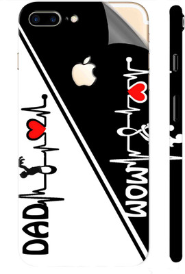 Snooky Apple iPhone 7 Plus Mobile Skin(Black)