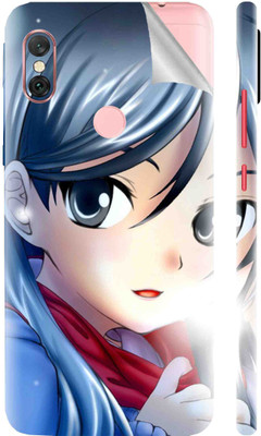 Snooky Mi Redmi Note 6 Pro Mobile Skin(Blue)