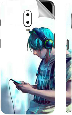 Snooky OnePlus 6T Mobile Skin(Blue)