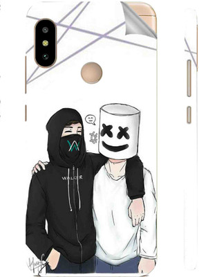 Snooky Mi Redmi 6 pro Mobile Skin(White)