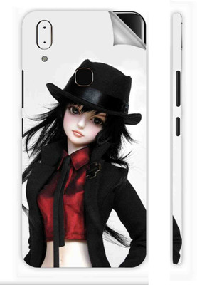 Snooky Vivo V9 Youth Mobile Skin(Black)