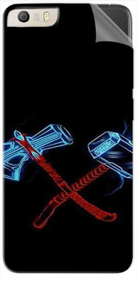Snooky Micromax Canvas Knight 2 E471 Mobile Skin(Black)