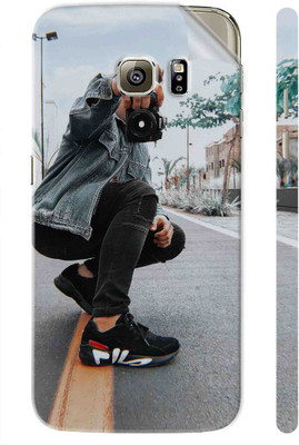 Snooky Samsung Galaxy S6 Edge Mobile Skin(White)