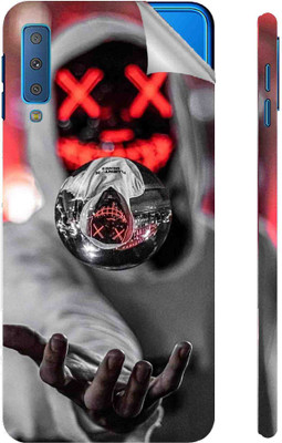 Snooky Samsung Galaxy A7 2018 Edition Mobile Skin(Red)