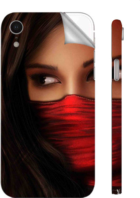 Snooky Apple iPhone XR Mobile Skin(Red)