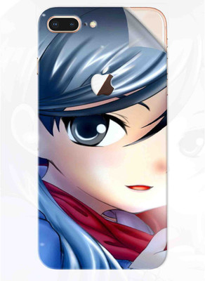 Snooky Apple iPhone 8 Plus Mobile Skin(Blue)