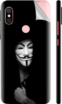 Snooky Mi Redmi Note 6 Pro Mobile Skin(Black)