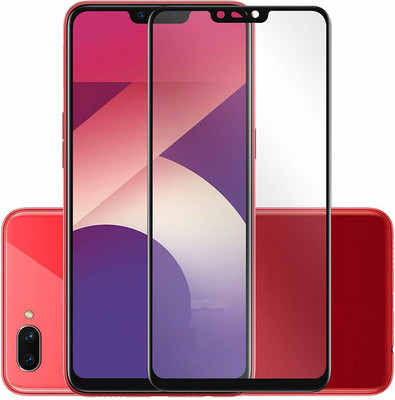 ISTAMBH Edge To Edge Tempered Glass for Oppo A3s(Pack of 1)
