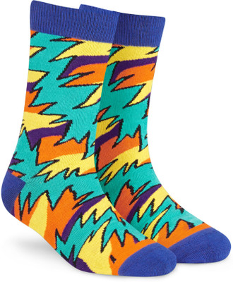 Dynamocks Men & Women Printed Mid-Calf/Crew