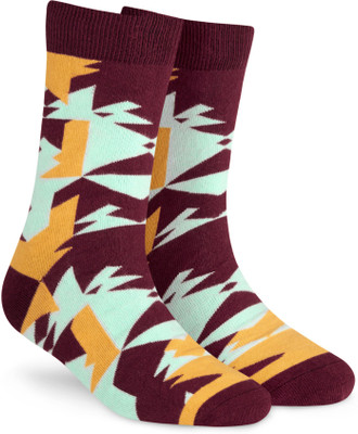 Dynamocks Men & Women Self Design Mid-Calf/Crew