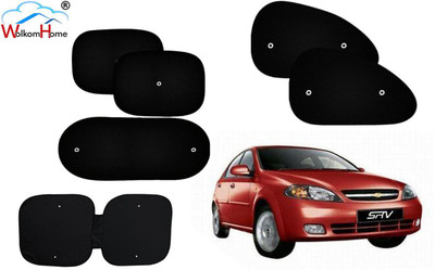 WolkomHome Dashboard, Side Window, Rear Window Sun Shade For Chevrolet Optra SRV(Black)