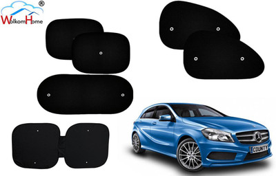 WolkomHome Dashboard, Side Window, Rear Window Sun Shade For Mercedes Benz A-Class(Black)