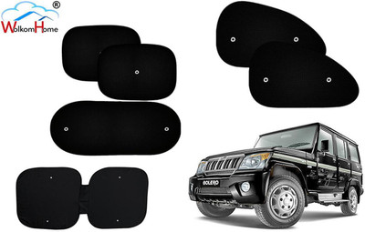 WolkomHome Dashboard, Side Window, Rear Window Sun Shade For Mahindra Bolero(Black)