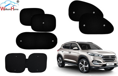 WolkomHome Dashboard, Side Window, Rear Window Sun Shade For Hyundai Tucson(Black)