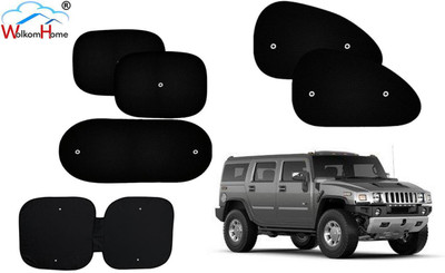 WolkomHome Dashboard, Side Window, Rear Window Sun Shade For Universal For Car Hummer H2(Black)