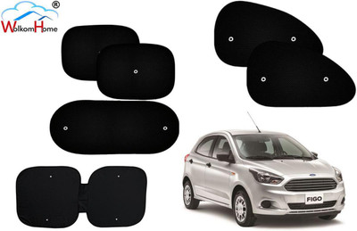 WolkomHome Dashboard, Side Window, Rear Window Sun Shade For Ford(Black)