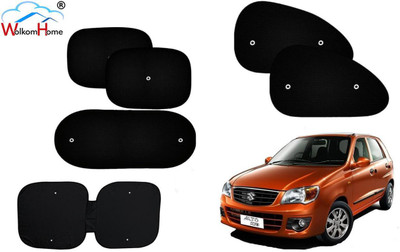 WolkomHome Dashboard, Side Window, Rear Window Sun Shade For Maruti Suzuki Alto K10(Black)