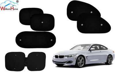 WolkomHome Dashboard, Side Window, Rear Window Sun Shade For BMW 4 Series(Black)