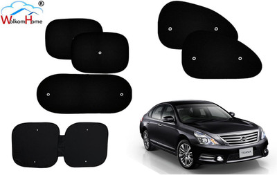 WolkomHome Dashboard, Side Window, Rear Window Sun Shade For Nissan Teana(Black)
