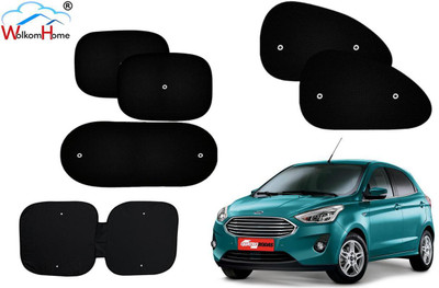 WolkomHome Dashboard, Side Window, Rear Window Sun Shade For Ford(Black)