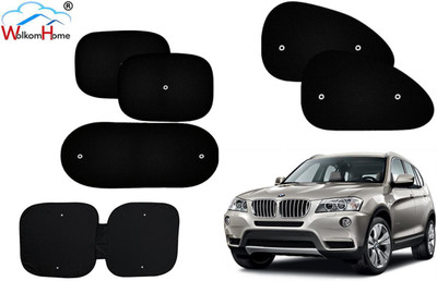 WolkomHome Dashboard, Side Window, Rear Window Sun Shade For BMW X3(Black)