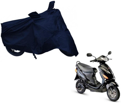 Auto Kite Waterproof Two Wheeler Cover for Hero(Electric, Blue)