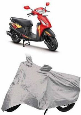 HOLME'S Two Wheeler Cover for Hero(Pleasure, Silver)
