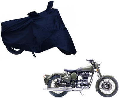 Auto Kite Waterproof Two Wheeler Cover for Royal Enfield(Bullet 500, Blue)