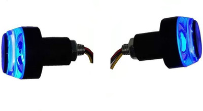 JCTEK Handle Bar End Side LED Indicator Indicator Light Motorbike LED (12 V, 15 W)(Universal For Bike, Pack of 2)