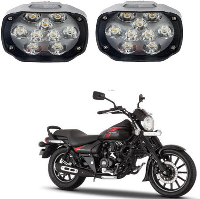 BRPEARl 9 LED Transformer Bumble Bee Style Bike Fog Light Lamp For Dram No Headlight Motorbike LED for Honda (12 V, 15 W)(Dream Neo, Pack of 2)