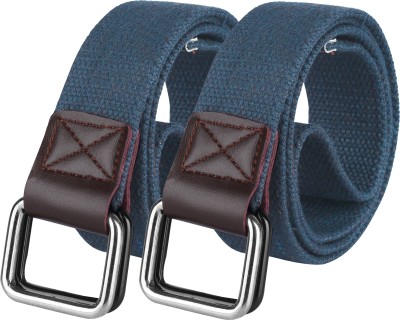 ZORO Men Casual Blue Canvas Belt