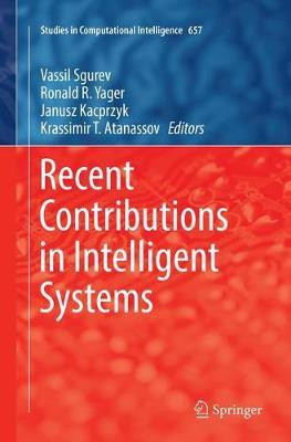 Recent Contributions in Intelligent Systems(English, Paperback, unknown)