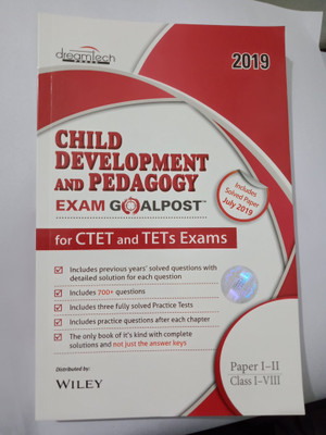 Child Development and Pedagogy Exam Goalpost for CTET and TETs Exams - Paper I - II Class I - VIII 2019 2 Edition with july ctet exams solved question and answers (English, Paperback, DT Editorial Services)(English, Paperback, DT Editorial Services) Child Development and Pedagogy Exam Goalpost for CTET and TETs Exams - Paper I - II Class I - VIII 2019 2 Edition with july ctet exams solved question and answers (English, Paperback, DT Editorial Services)(English, Paperback, DT Editorial Services)