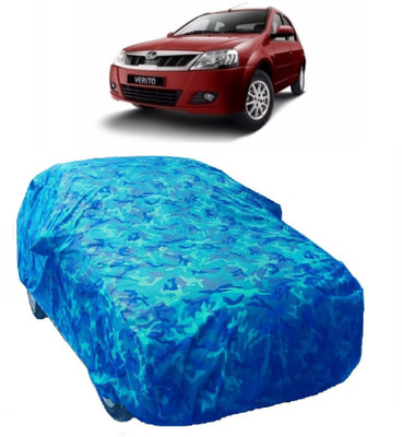Gargi Traders Car Cover For Mahindra Verito (With Mirror Pockets)(Blue)