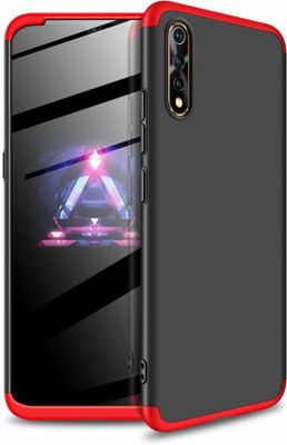 Vodex Front & Back Case for Vivo S1(Red, Dual Protection)