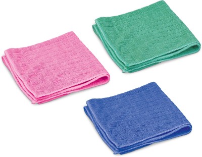 Spotzero by Milton KITCHEN CLOTH Wet and Dry Microfibre Cleaning Cloth(3 Units)