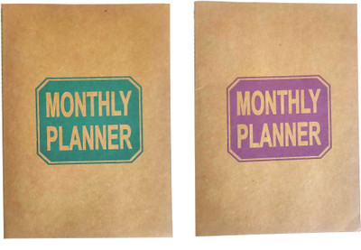 Macro New Designs Regular Planner Yes 50 Pages(Multicolor, Pack of 2)