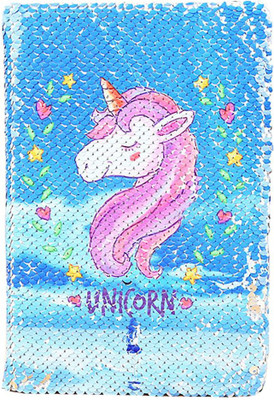 JAMBOREE Sequin DIary A5 Diary Yes 160 Pages(Blue)