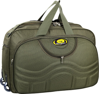 SKY BULLS (Expandable) BULLS Duffel Bag Duffel With Wheels (Strolley)