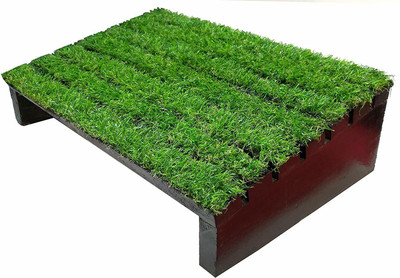 TOEHITZ wooden footrest for office and under desk leg support Foot Rest(Green)