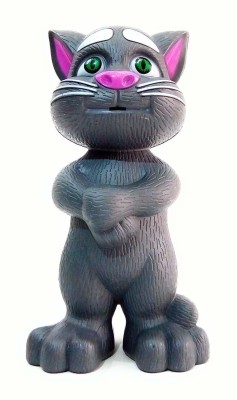 Just97 Talking Tom Cat with Touch Recording Story Rhymes and Songs (Grey)(Grey)