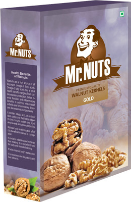 Mr.NUTS GOLD PREMIUM WALNUT KERNELS (Akhrot) Pack of 1 Walnuts(1 x 250 g)