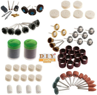 DIY Crafts 145pcs Rotary Tool Accessory Set Kits For Grinding Sanding Polishing Rotary Tool(5 mm)